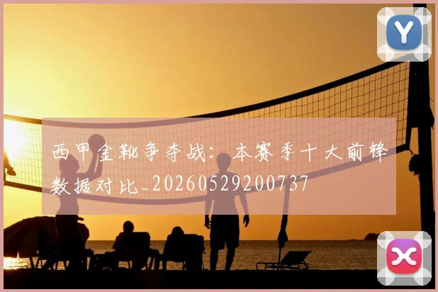 西甲金靴争夺战：本赛季十大前锋数据对比_20260529200737